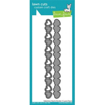 Lawn Fawn Lawn Cuts - Valentine Hearts Border